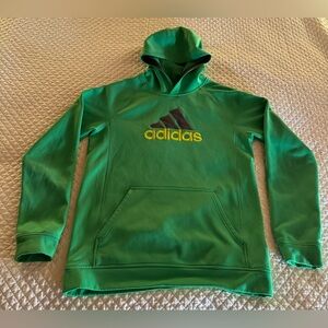 Adidas Youth Green Hoodie Size 18 (similar to women’s small)